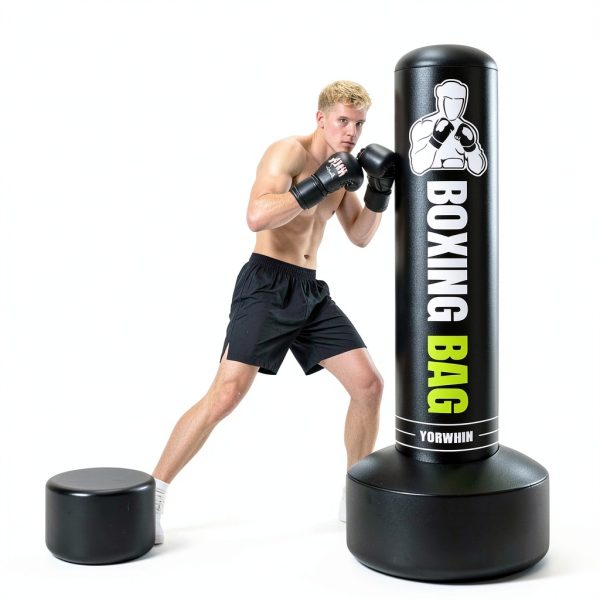YORWHIN Inflatable 70in PVC Punching Bag Strong Man-2