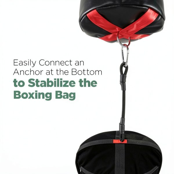 Logest Boxing Heavy Bag PU Leather Boxing Punching Bag-5