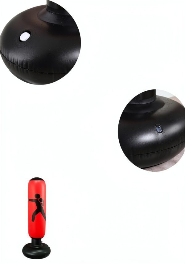 Kizcmvre Inflatable Boxing Bag 61in PVC Stand-3