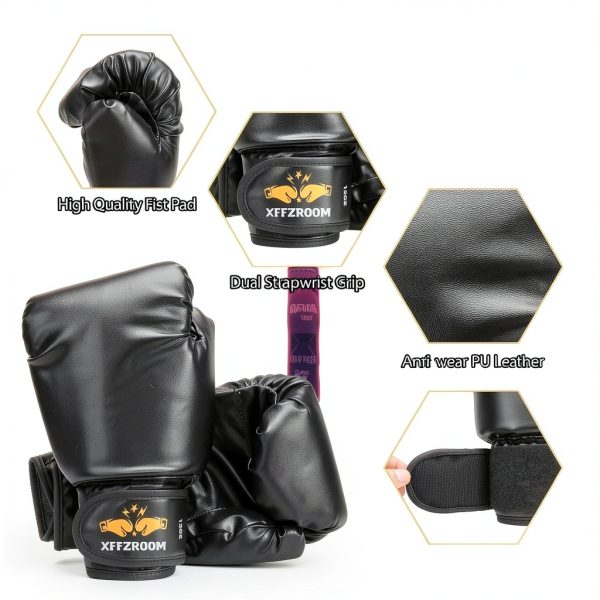 Punching Bag xffzroom 4ft PU Leather Heavy Bag-3