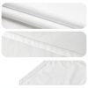 Comfyanno Toddler Cot Sheets 23x52 White Polyester-1