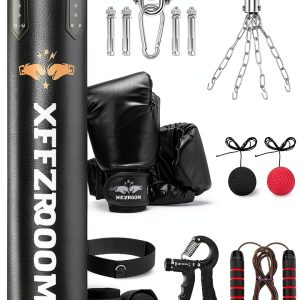 Punching Bag xffzroom 4ft PU Leather Heavy Bag-0