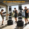 Freestanding Punching Bag GIKPAL Heavy Leather-2