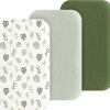 Coreeky Bassinet Sheet 100% Muslin Cotton Soft Fit-0