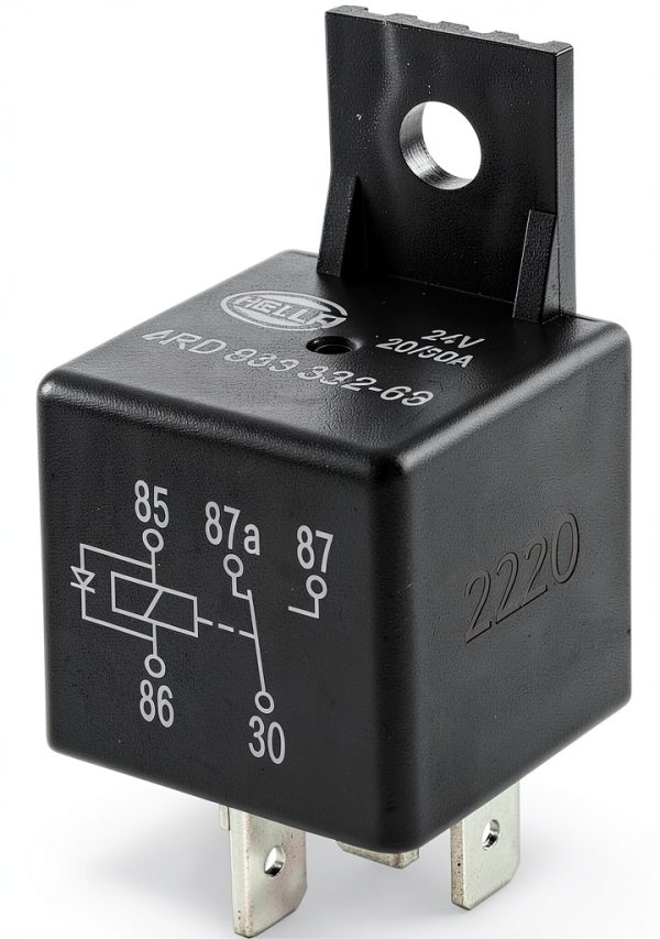 Hella Automotive Relay Plug-In Metal-0