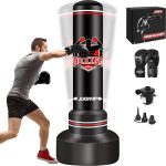Heavy Punching Bag JUOIFIP PVC Stand 70inch-0