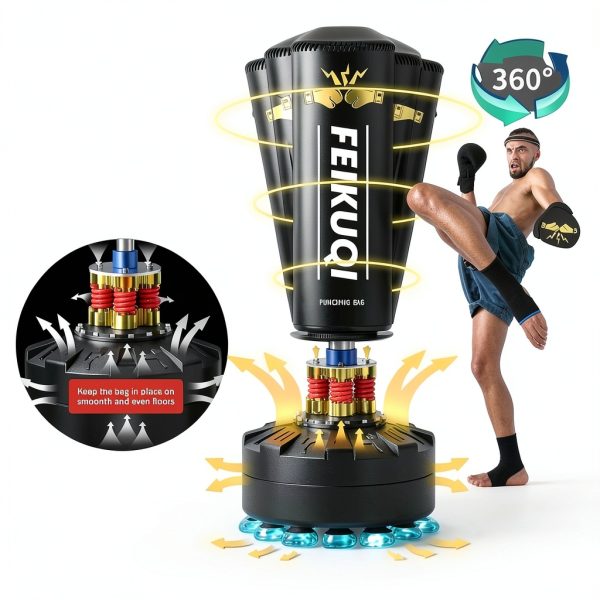 Bupans Boxing Bag Set for Adults Heavy Punching-2