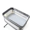 Biloban Bassinet Sheet Microfiber Cloud Design-4