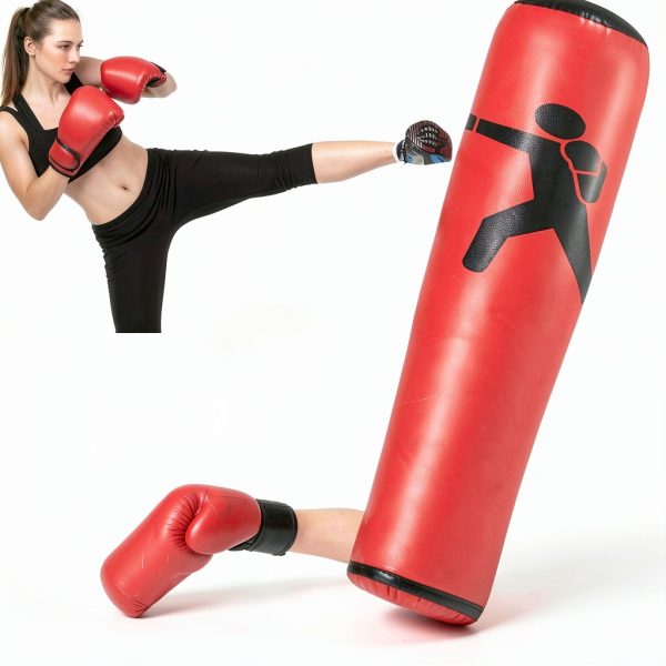 Kizcmvre Inflatable Boxing Bag 61in PVC Stand-4