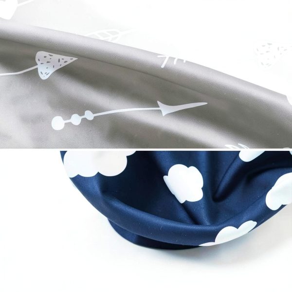 Biloban Bassinet Sheet Microfiber Cloud Design-3