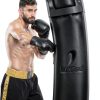 Logest Boxing Heavy Bag PU Leather Boxing Punching Bag-3