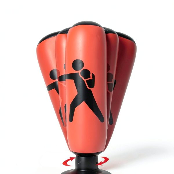 Kizcmvre Inflatable Boxing Bag 61in PVC Stand-8