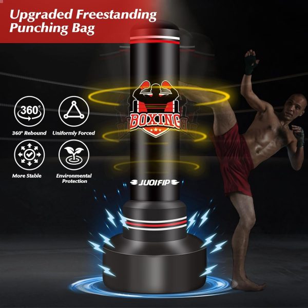 Heavy Punching Bag JUOIFIP PVC Stand 70inch-1