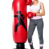 Kizcmvre Inflatable Boxing Bag 61in PVC Stand-0