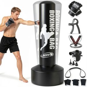 YORWHIN Boxing Punching Bag Heavy PVC Stand 5ft9in-0