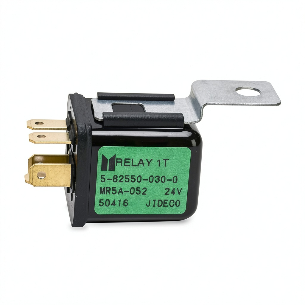 Installing Generic 24V Relay Clamp Aluminum OEM on a wooden workbench
