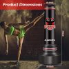 Heavy Punching Bag JUOIFIP PVC Stand 70inch-4