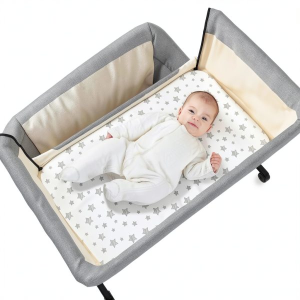 Pink Bassinet Sheets by Moonsea Microfiber-2
