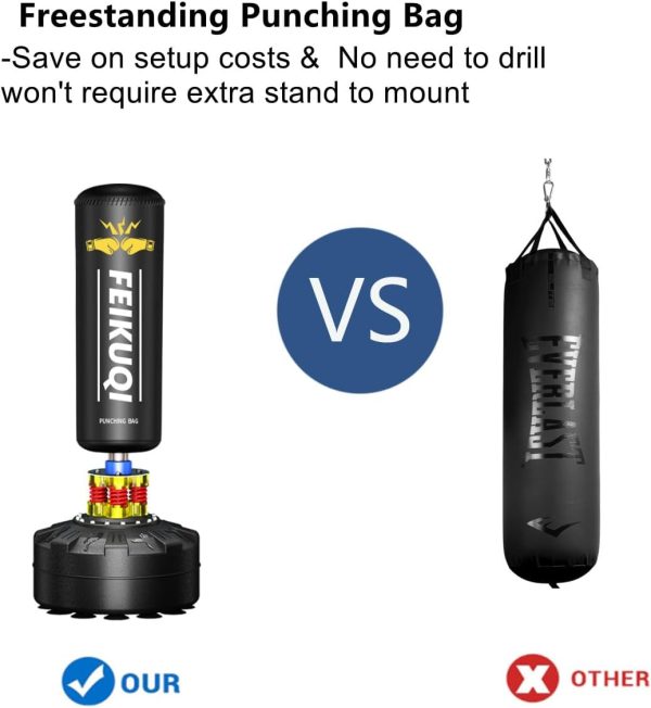 Feikuqi Boxing Bag Stand Adult Vinyl PU-1