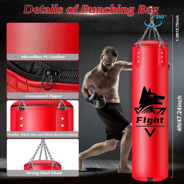 YORWHIN Boxing Punching Bag for Adults-1