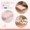 RowinsyDD Pink Daycare Crib Sheets 23x51 Microfiber-5