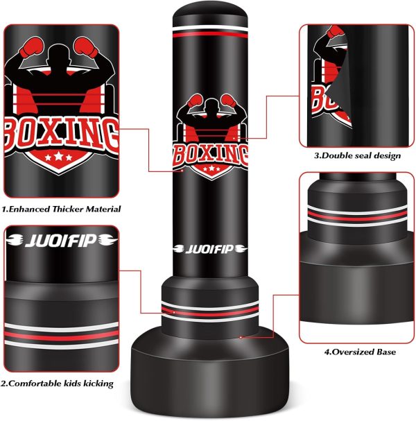 Heavy Punching Bag JUOIFIP PVC Stand 70inch-7