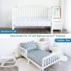 SpringSpirit Crib Sheet Grey White Polyester-5