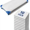 Comfyanno Toddler Cot Sheets 23x52 White Polyester-0