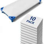 Comfyanno Toddler Cot Sheets 23x52 White Polyester-0