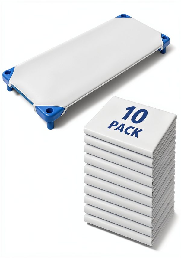 Comfyanno Toddler Cot Sheets 23x52 White Polyester-0