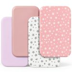 Pink Bassinet Sheets by Moonsea Microfiber-0