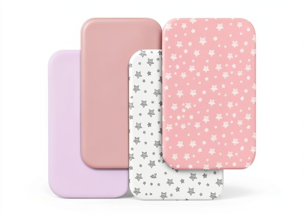 Pink Bassinet Sheets by Moonsea Microfiber-0