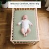 Coreeky Bassinet Sheet 100% Muslin Cotton Soft Fit-3
