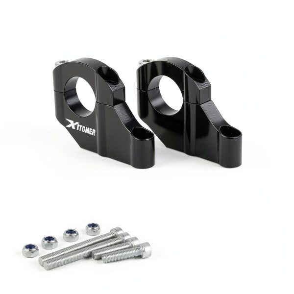 Xitomer 32mm Handlebar Risers for Surron Light Bee – Black Oxide-2