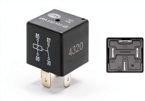 Hella Automotive Relay Plug-In Metal-3