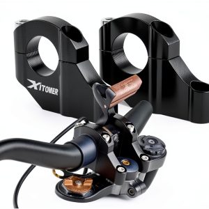Xitomer 32mm Handlebar Risers for Surron Light Bee – Black Oxide-0