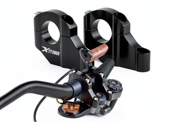 Xitomer 32mm Handlebar Risers for Surron Light Bee – Black Oxide-0