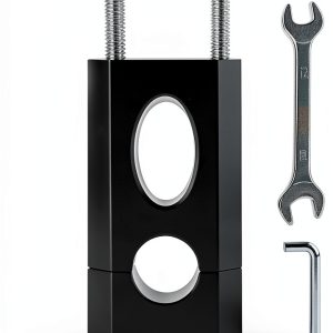 XIKOBY Mini Bike Handlebar Risers XK-CBLG-BK Aluminum 7/8 Inch Black-0
