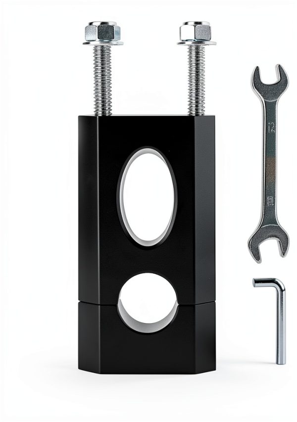 XIKOBY Mini Bike Handlebar Risers XK-CBLG-BK Aluminum 7/8 Inch Black-0