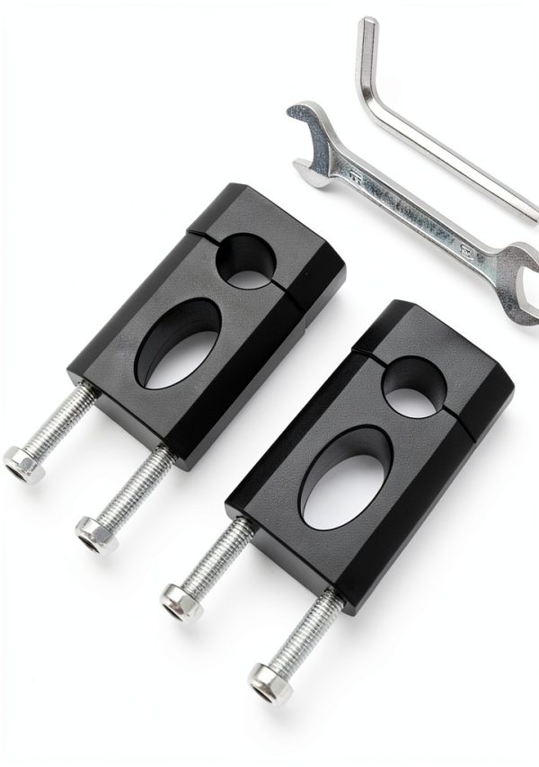 Handlebar Risers HOOUP P-CYK-B Aluminum Mini Bike Clamp Set-3