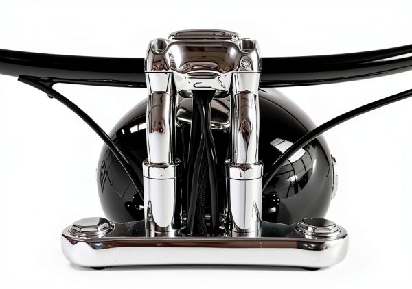 Handlebar Riser Extension AC-MTORC 2 Inch Chrome Aluminum Upgrade-2