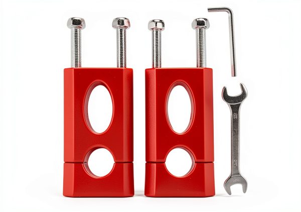 Handlebar Risers HOOUP P-CYK-R Machined Aluminum Height Adjuster-0