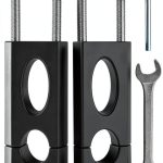 Handlebar Risers HOOUP P-CYK-B Aluminum Mini Bike Clamp Set-0