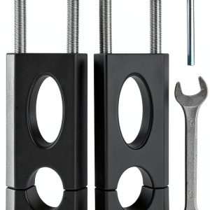 Handlebar Risers HOOUP P-CYK-B Aluminum Mini Bike Clamp Set-0