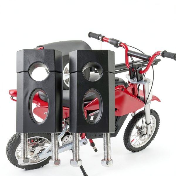 Handlebar Risers HOOUP P-CYK-B Aluminum Mini Bike Clamp Set-5
