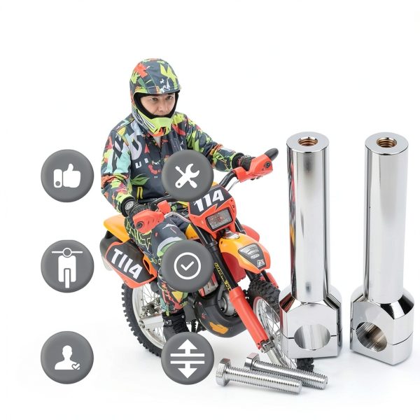 Handlebar Riser Feiteplus Aluminum 5.5in Rise for ATVs-1