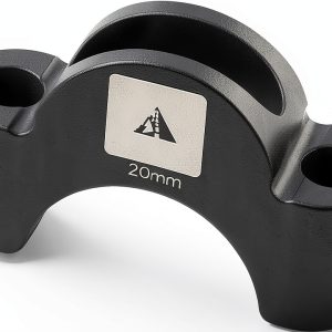Aerobar Bracket Rider Kit Profile Design Aluminum Black 30mm to 70mm-0