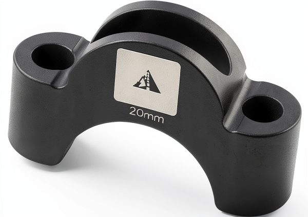 Aerobar Bracket Rider Kit Profile Design Aluminum Black 30mm to 70mm-0
