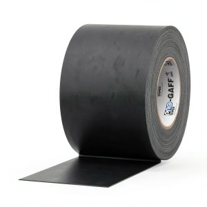 4" Width ProTapes Gaffer Tape - Matte Cloth, 11 mil, 55 yd Black-0