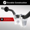Tusk 2" Pivoting Bar Risers 1 1/8" Bar Clamp to 1-1/8" Handlebars – Universal Fit, Black-4